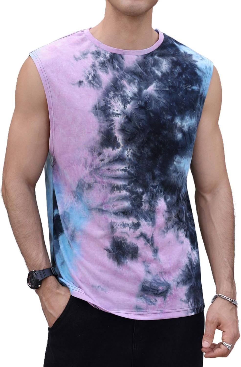 トップス NOUNLESS BOTANICAL DYE TANK TOP NOUNLESS BOTANICAL DYE TANK TOP
